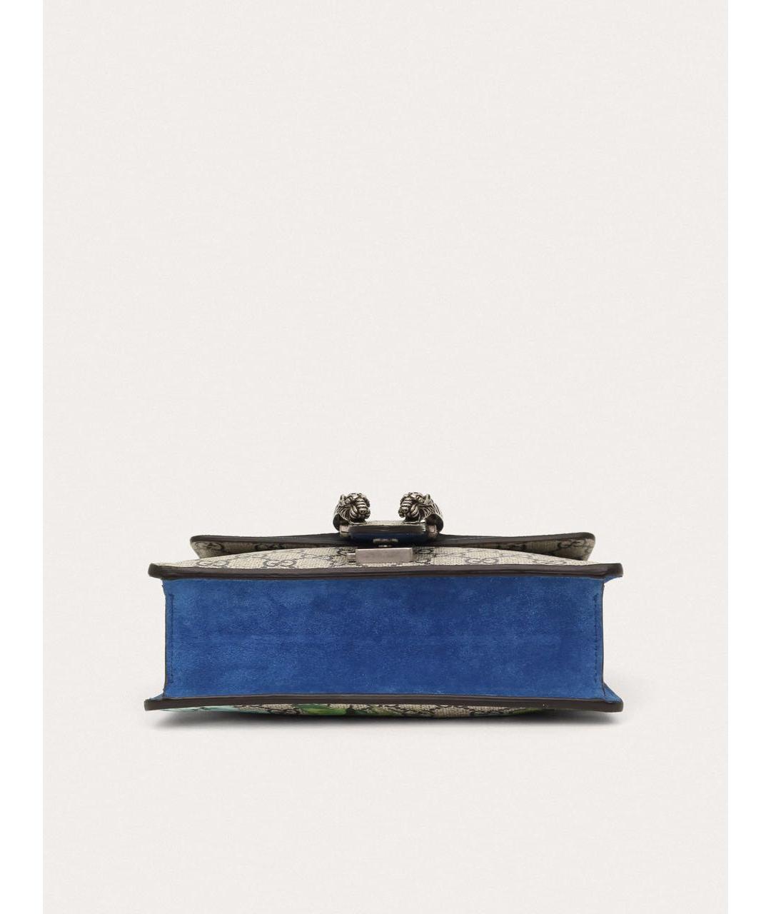 GUCCI Бежевая тканевая сумка через плечо, фото 5