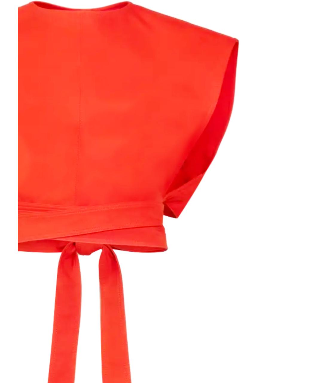 ALAIA Оранжевая хлопковая майка, фото 2