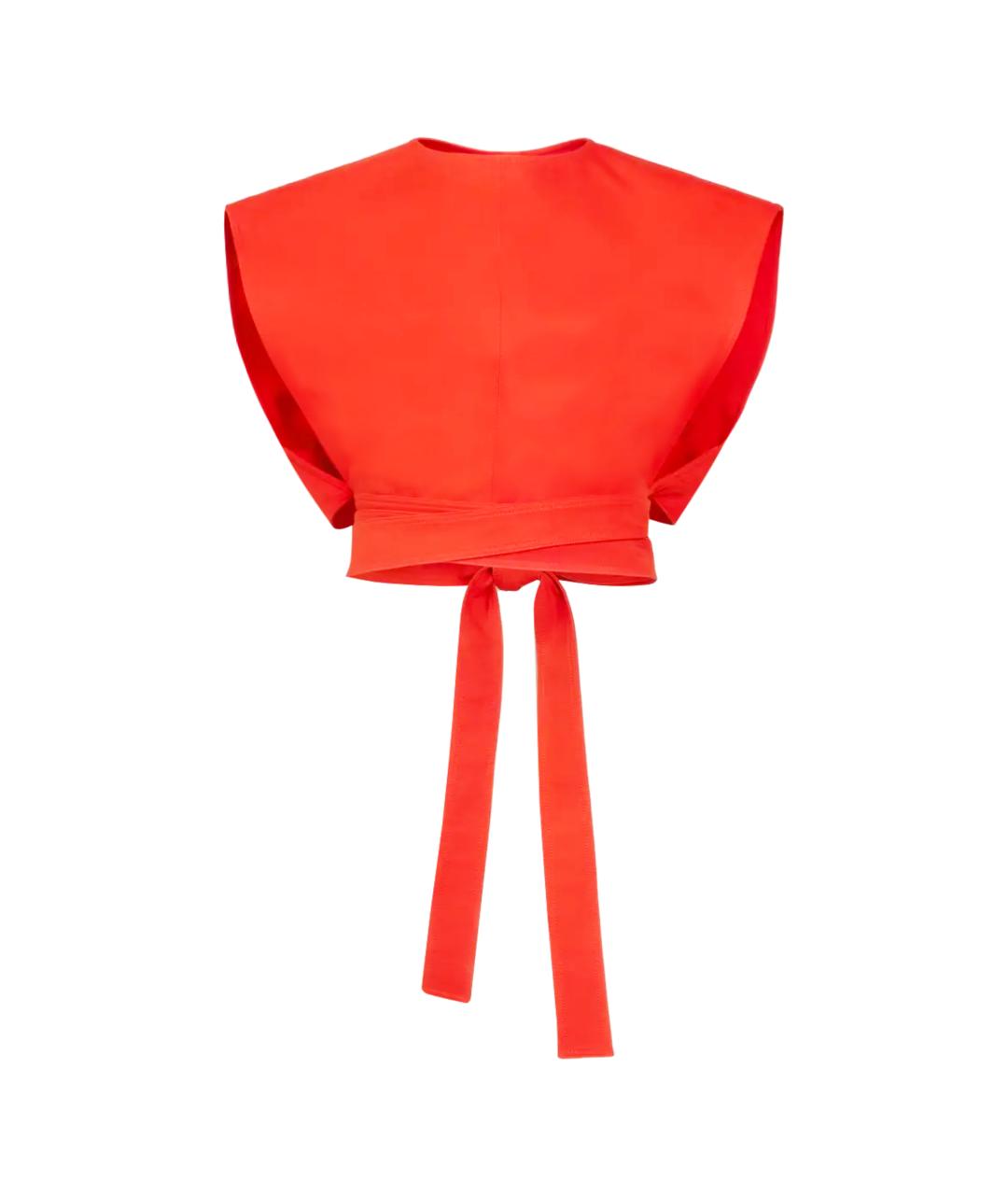 ALAIA Оранжевая хлопковая майка, фото 1