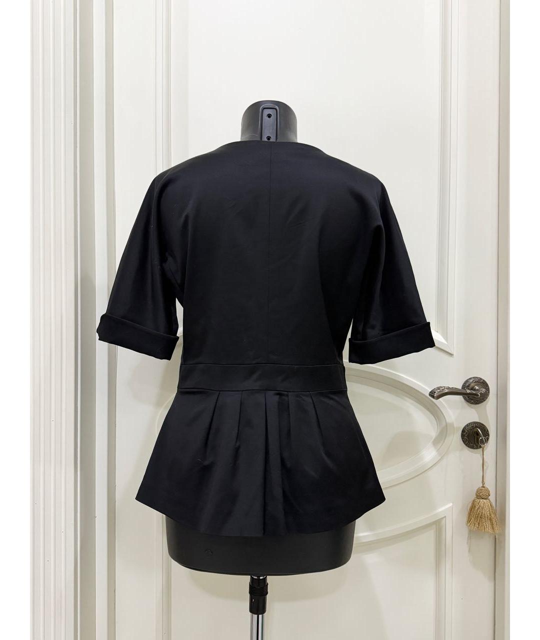 EMPORIO ARMANI Черный вискозный жакет/пиджак, фото 5