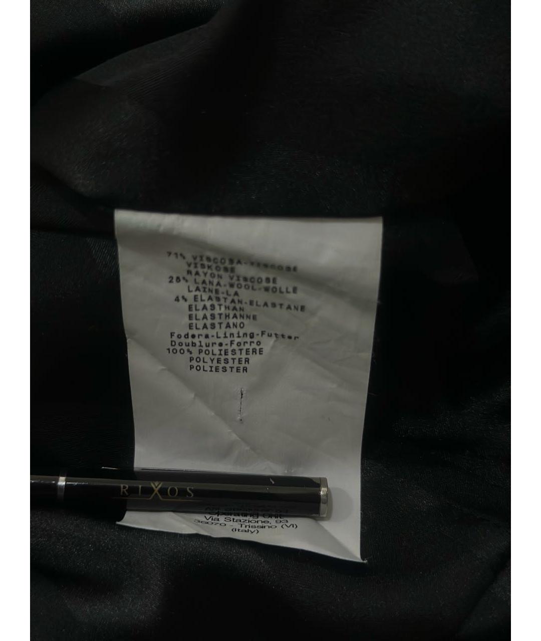 EMPORIO ARMANI Черный вискозный жакет/пиджак, фото 8