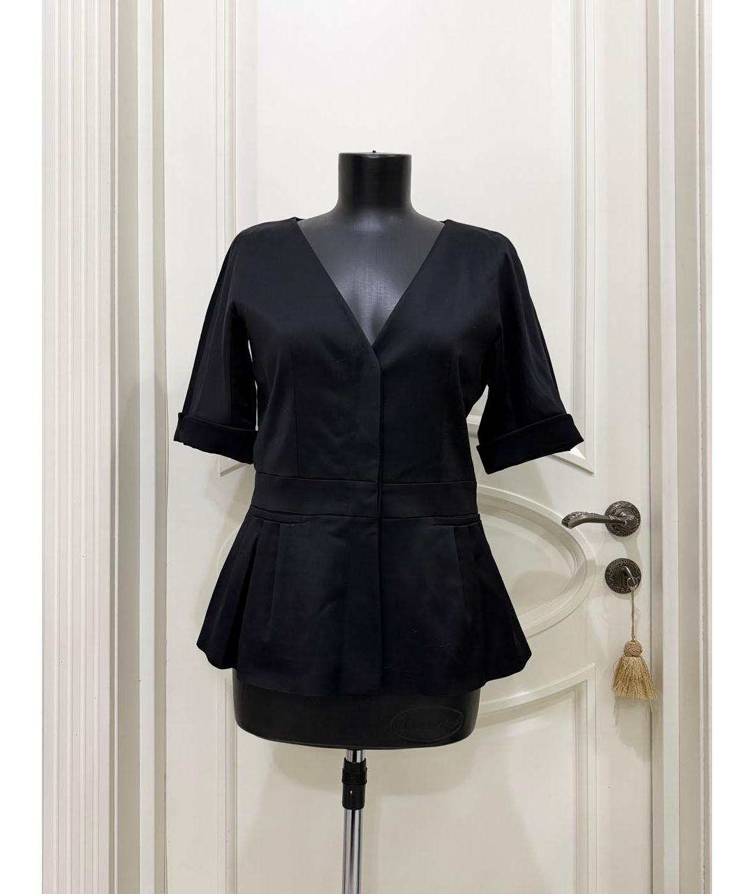 EMPORIO ARMANI Черный вискозный жакет/пиджак, фото 4