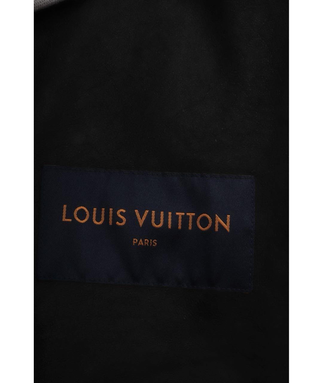 LOUIS VUITTON Черная кожаная куртка, фото 8