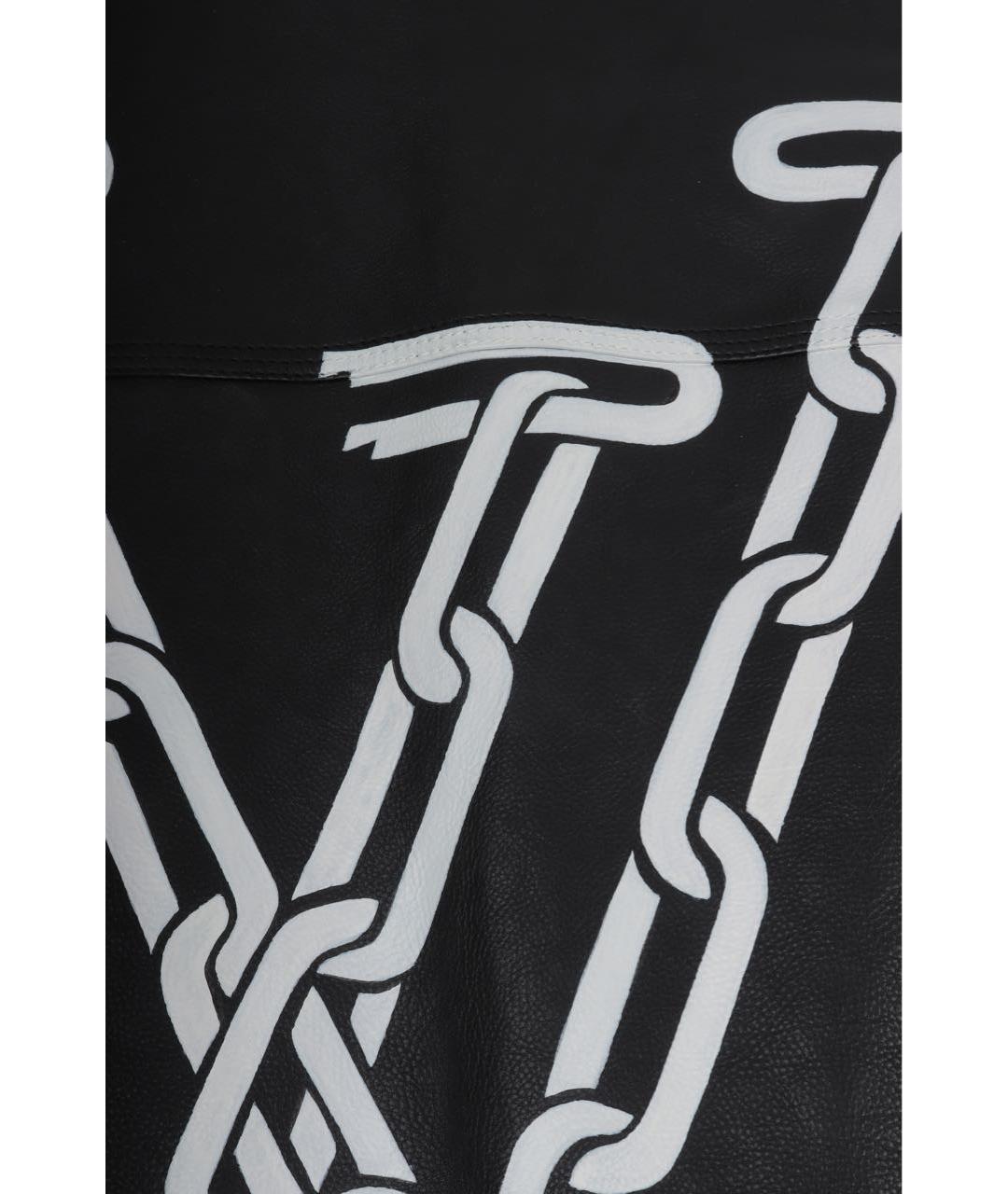 LOUIS VUITTON Черная кожаная куртка, фото 7