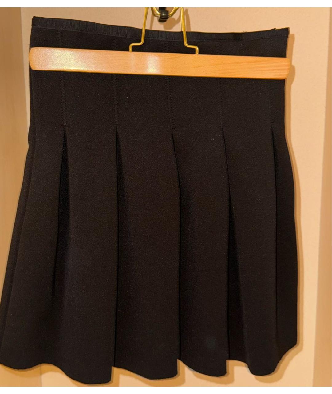 ALEXANDER WANG Черная юбка мини, фото 4