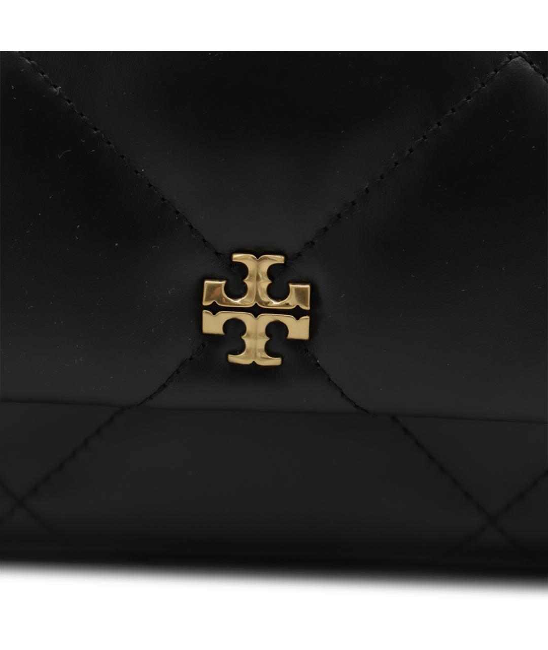 TORY BURCH Черная кожаная сумка через плечо, фото 4