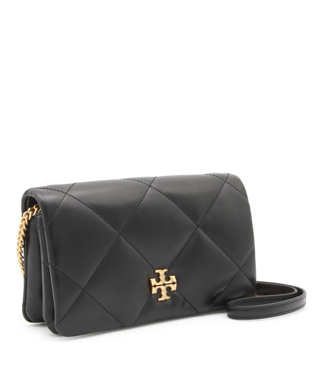 TORY BURCH Черная кожаная сумка через плечо, фото 2