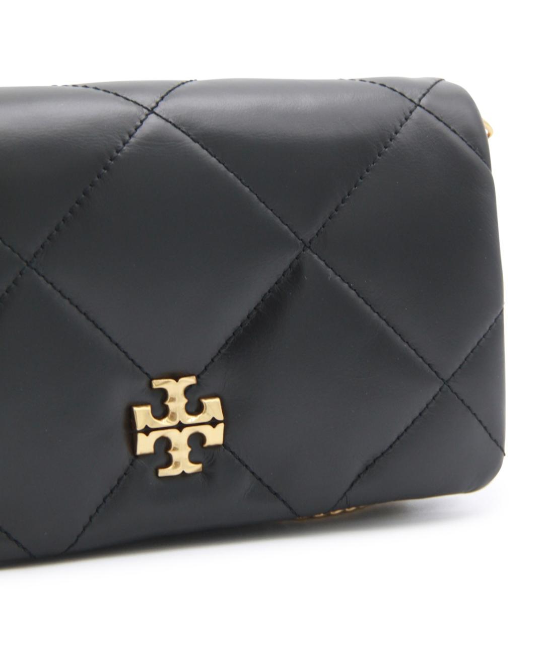 TORY BURCH Черная кожаная сумка через плечо, фото 4