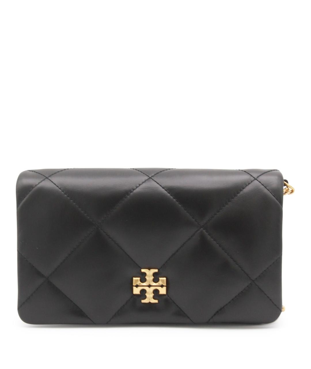 TORY BURCH Черная кожаная сумка через плечо, фото 1