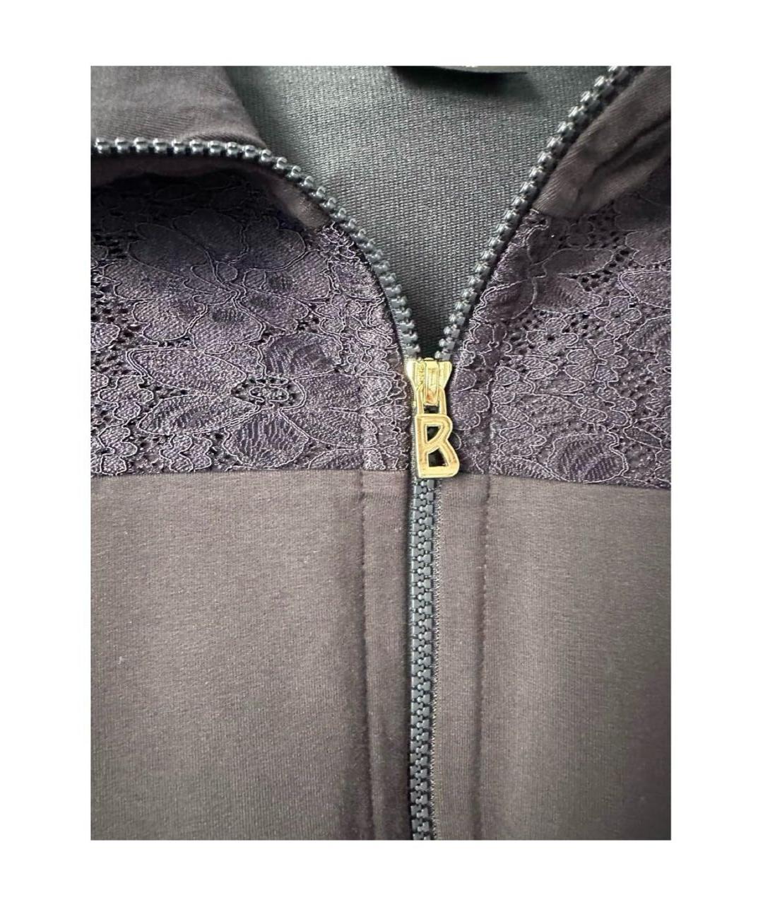 BOGNER Синий хлопко-эластановый жакет/пиджак, фото 3