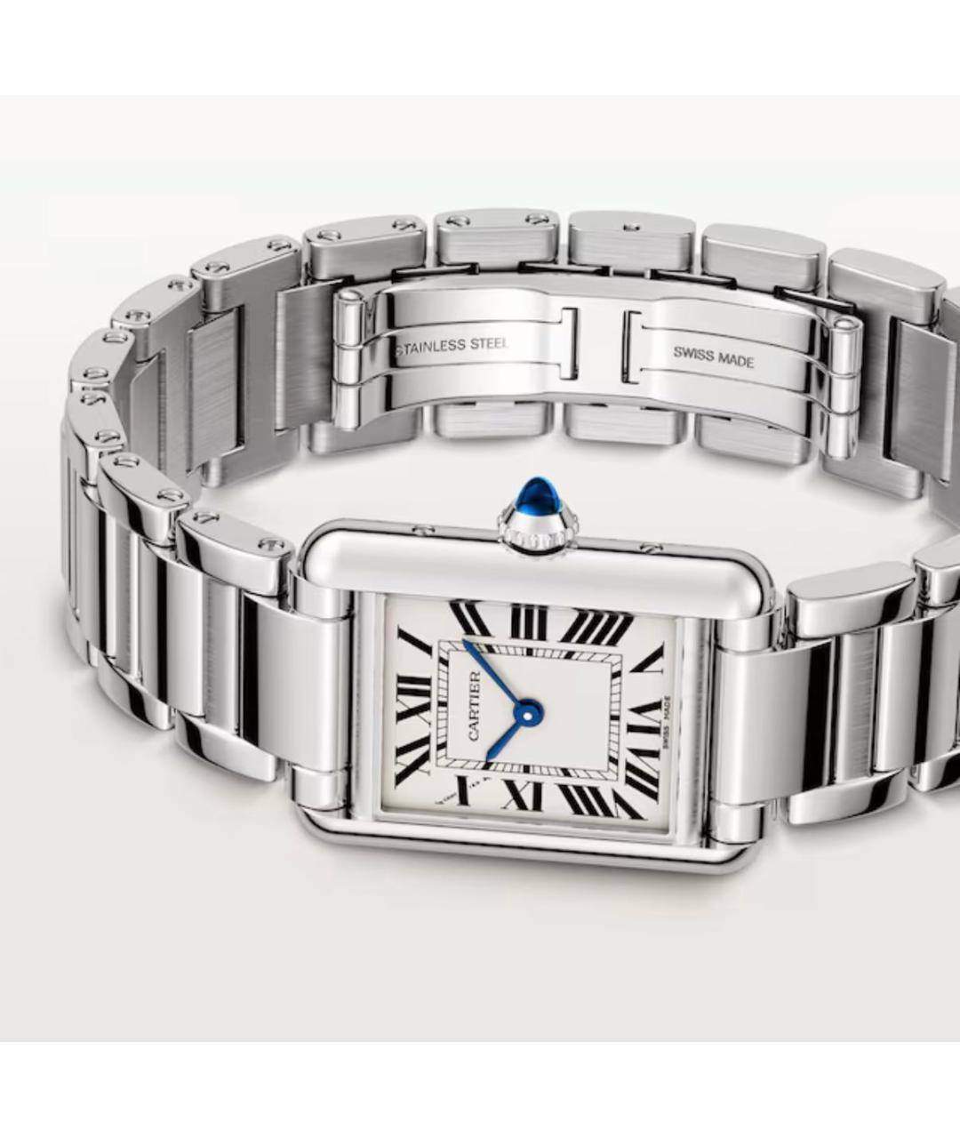 CARTIER Серебряные часы, фото 2