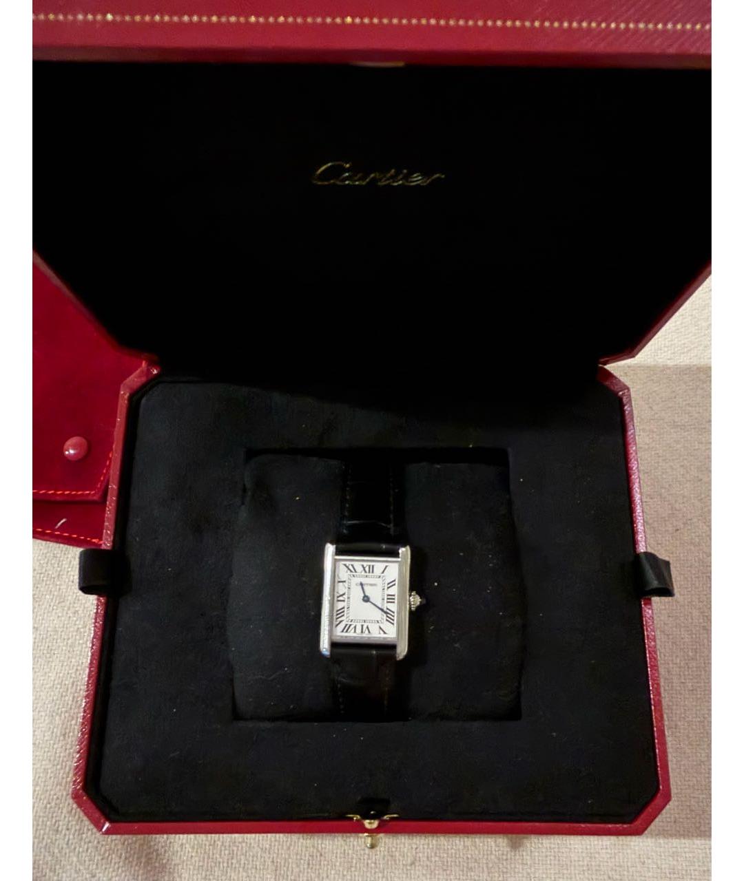 CARTIER Серебряные часы, фото 6