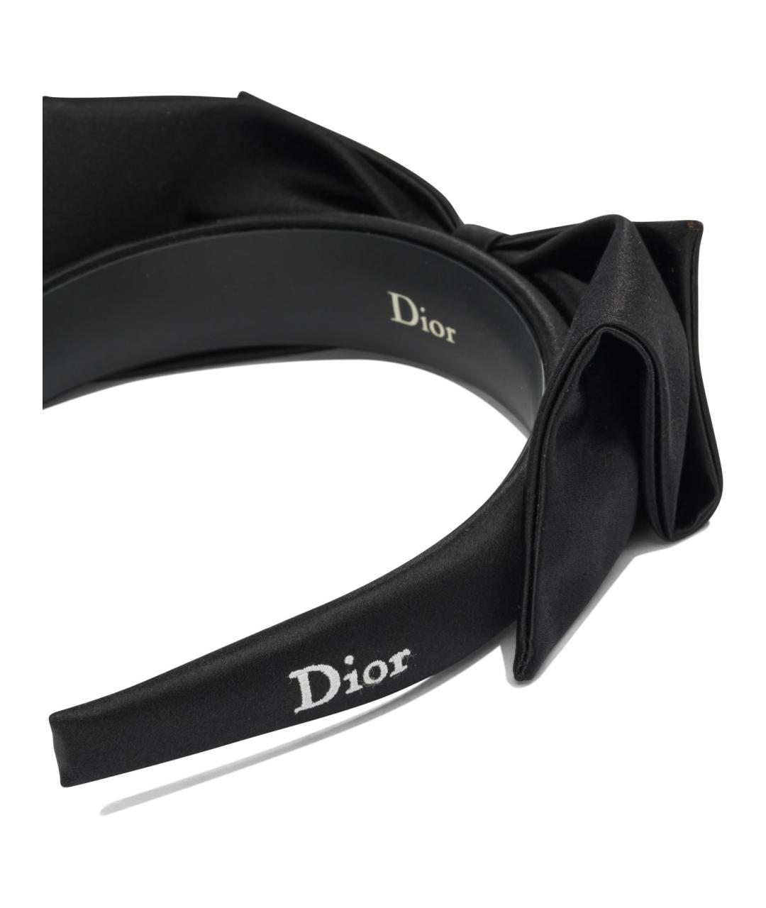 CHRISTIAN DIOR Черный ободок, фото 2