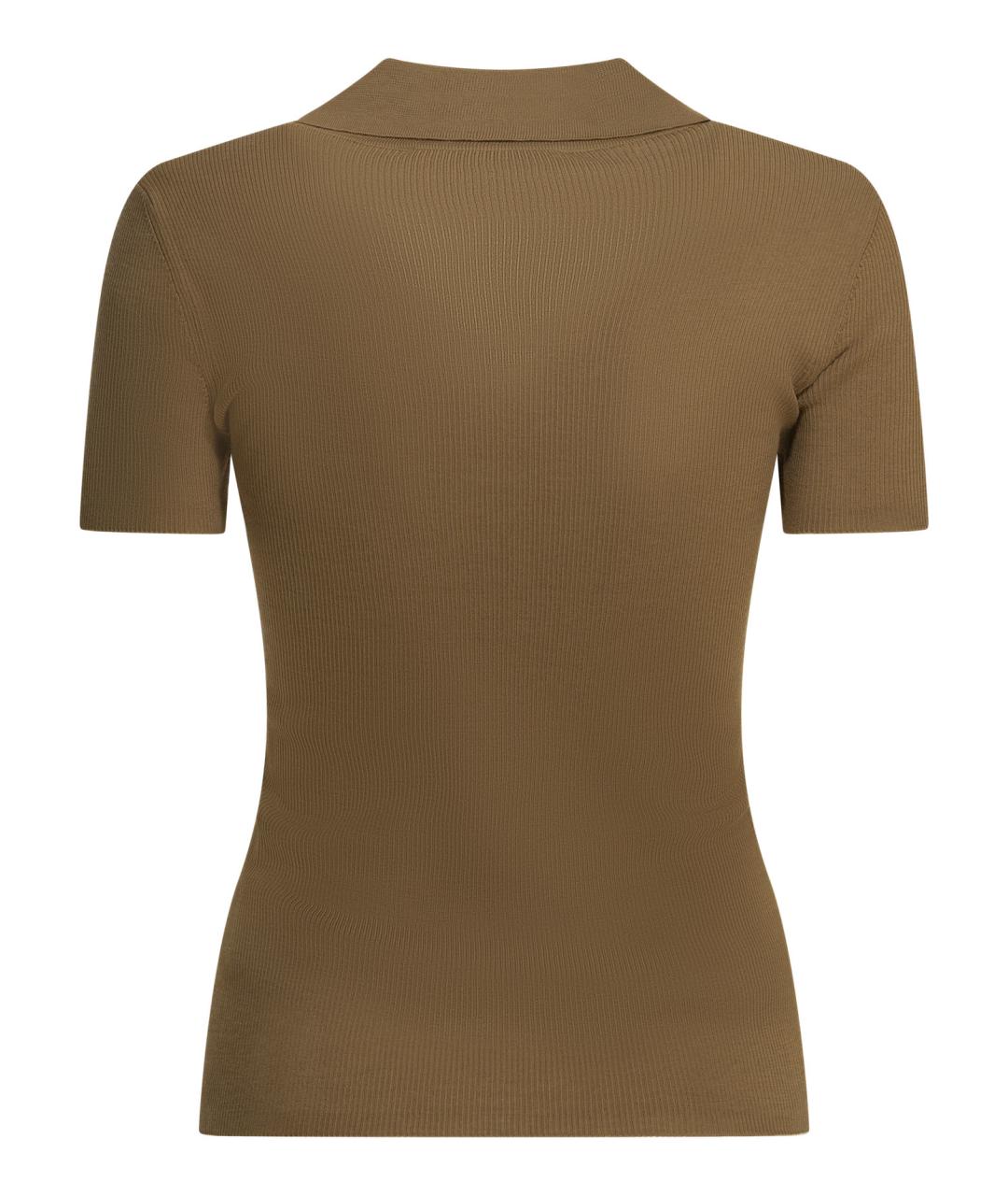 MAX MARA Коричневый шерстяной джемпер / свитер, фото 2