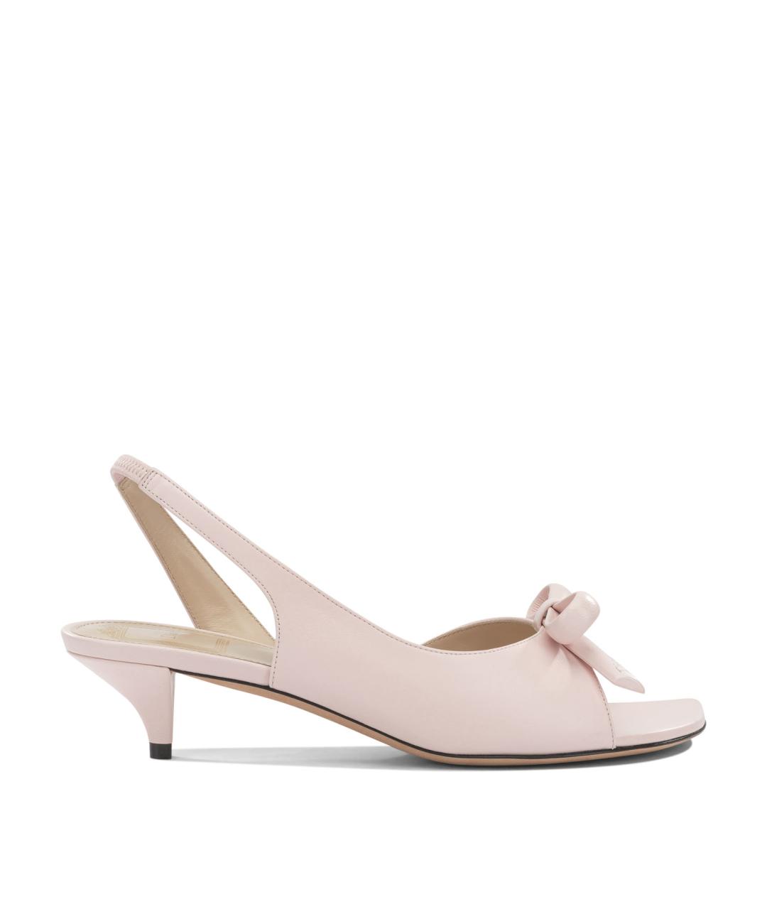 CHRISTIAN DIOR Розовые кожаные туфли, фото 1