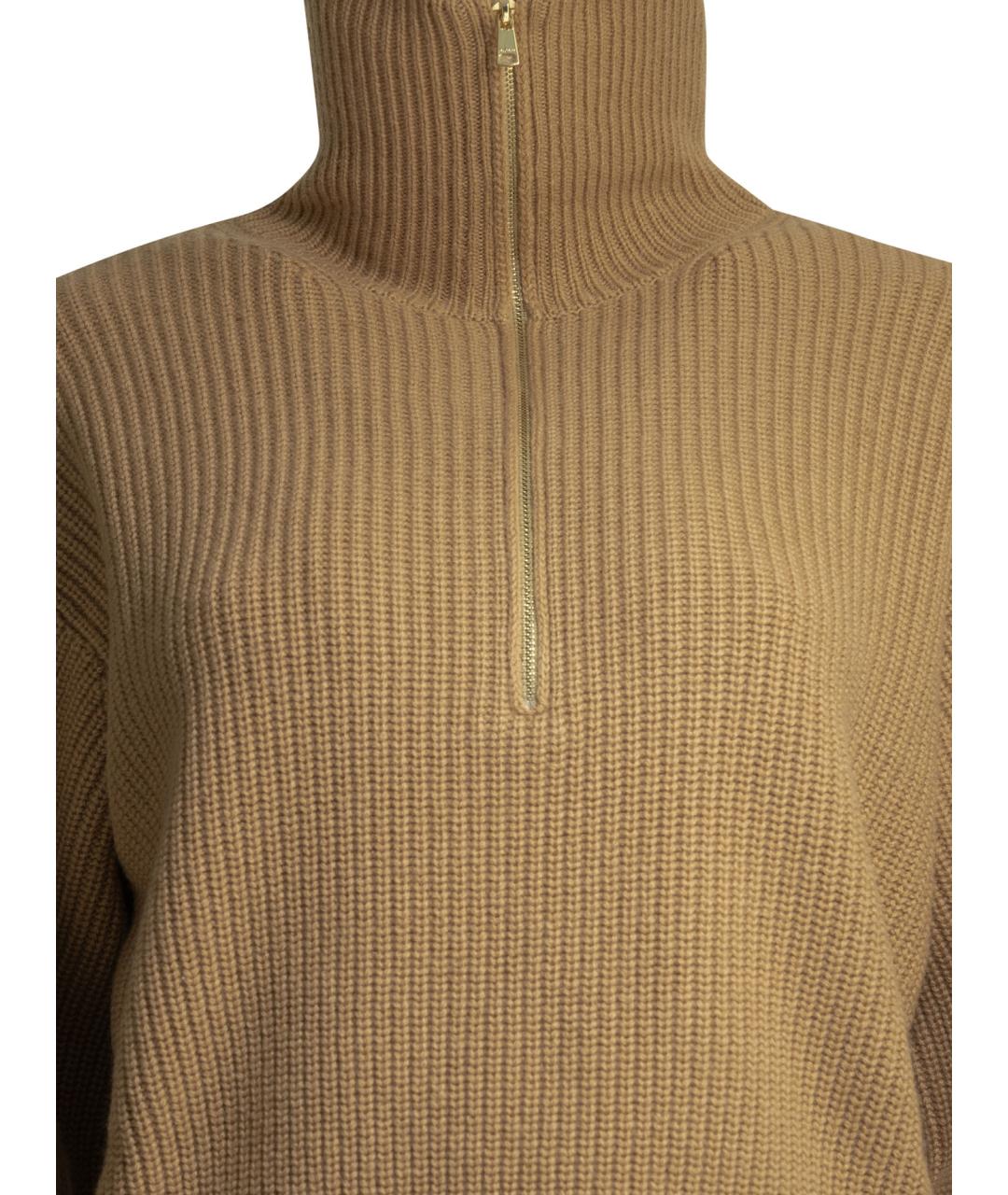 MAX MARA Коричневый шерстяной джемпер / свитер, фото 3