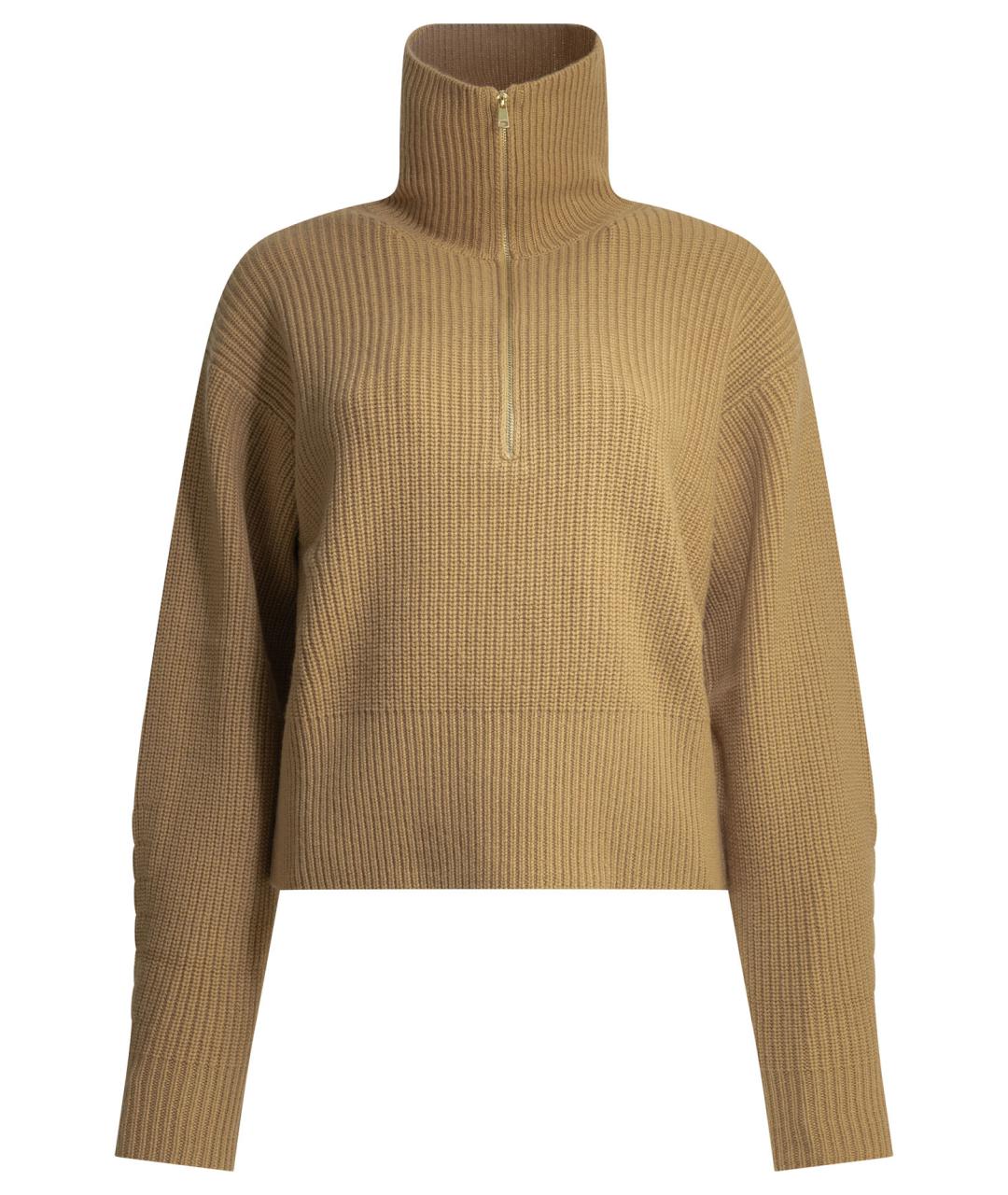 MAX MARA Коричневый шерстяной джемпер / свитер, фото 1
