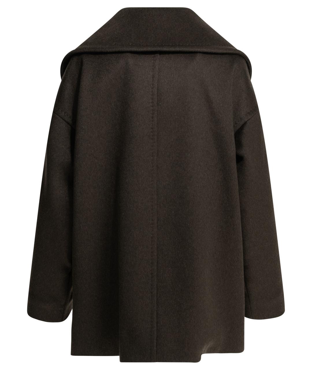 MAX MARA Коричневое кашемировое пальто, фото 2