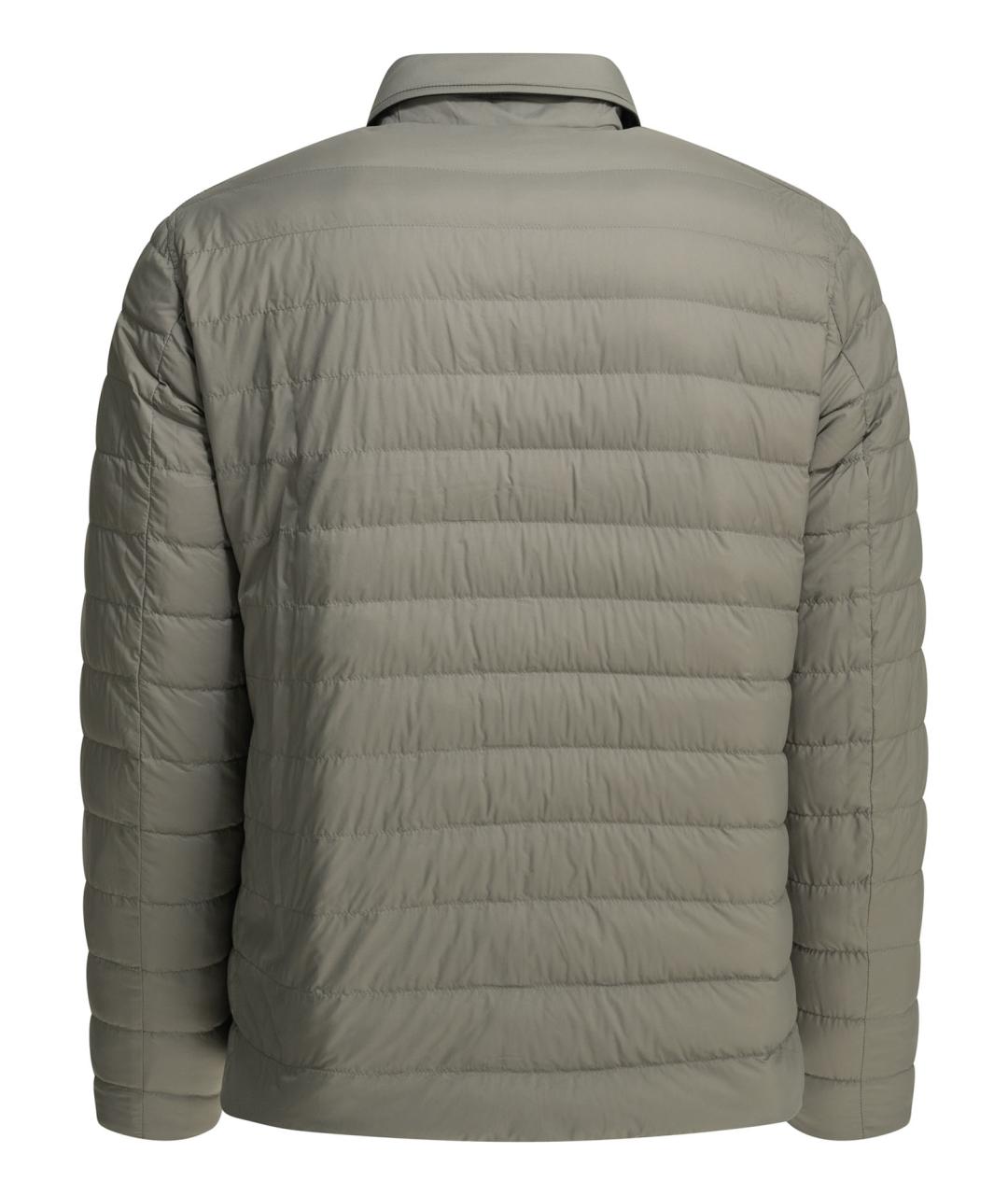 HERNO Черная полиамидовая куртка, фото 4