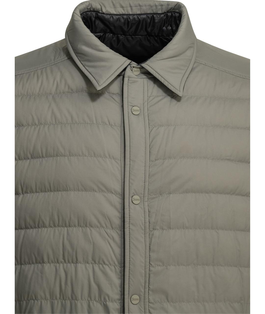 HERNO Черная полиамидовая куртка, фото 6