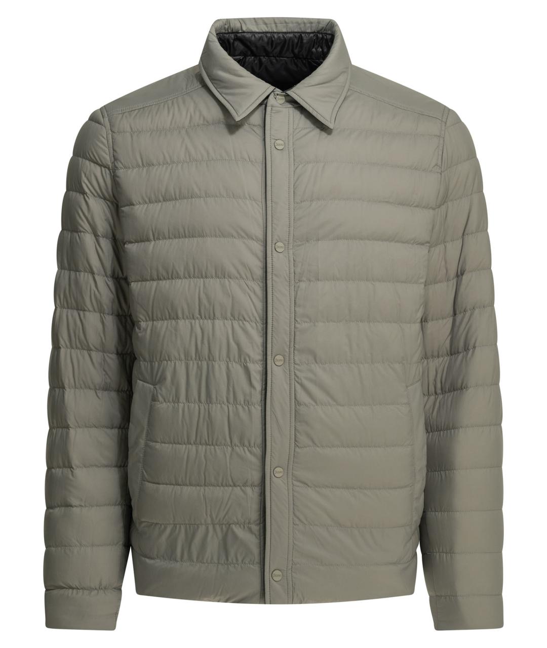 HERNO Черная полиамидовая куртка, фото 2