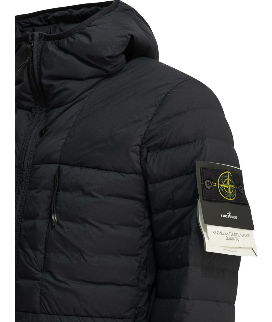STONE ISLAND Синяя полиамидовая куртка, фото 4