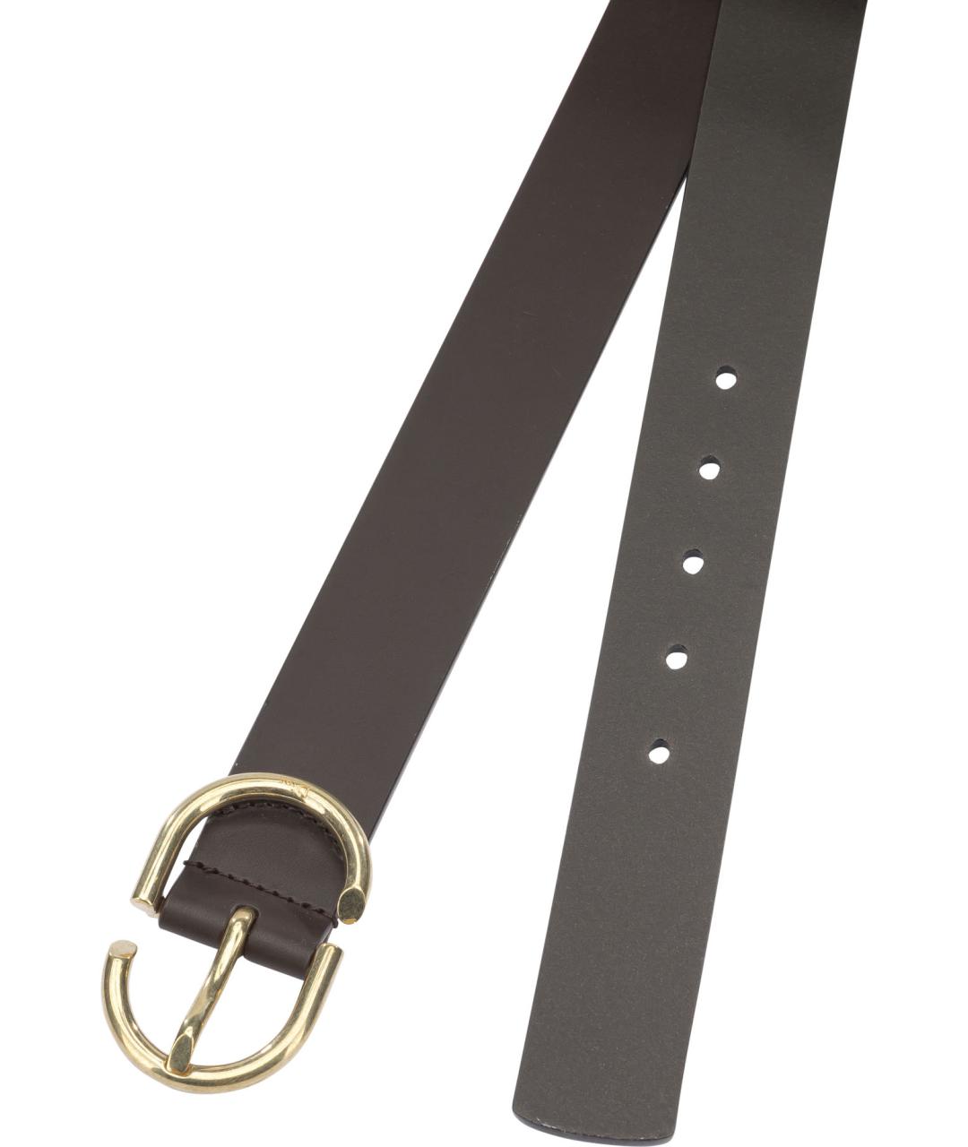 CHRISTIAN DIOR Коричневый кожаный ремень, фото 2