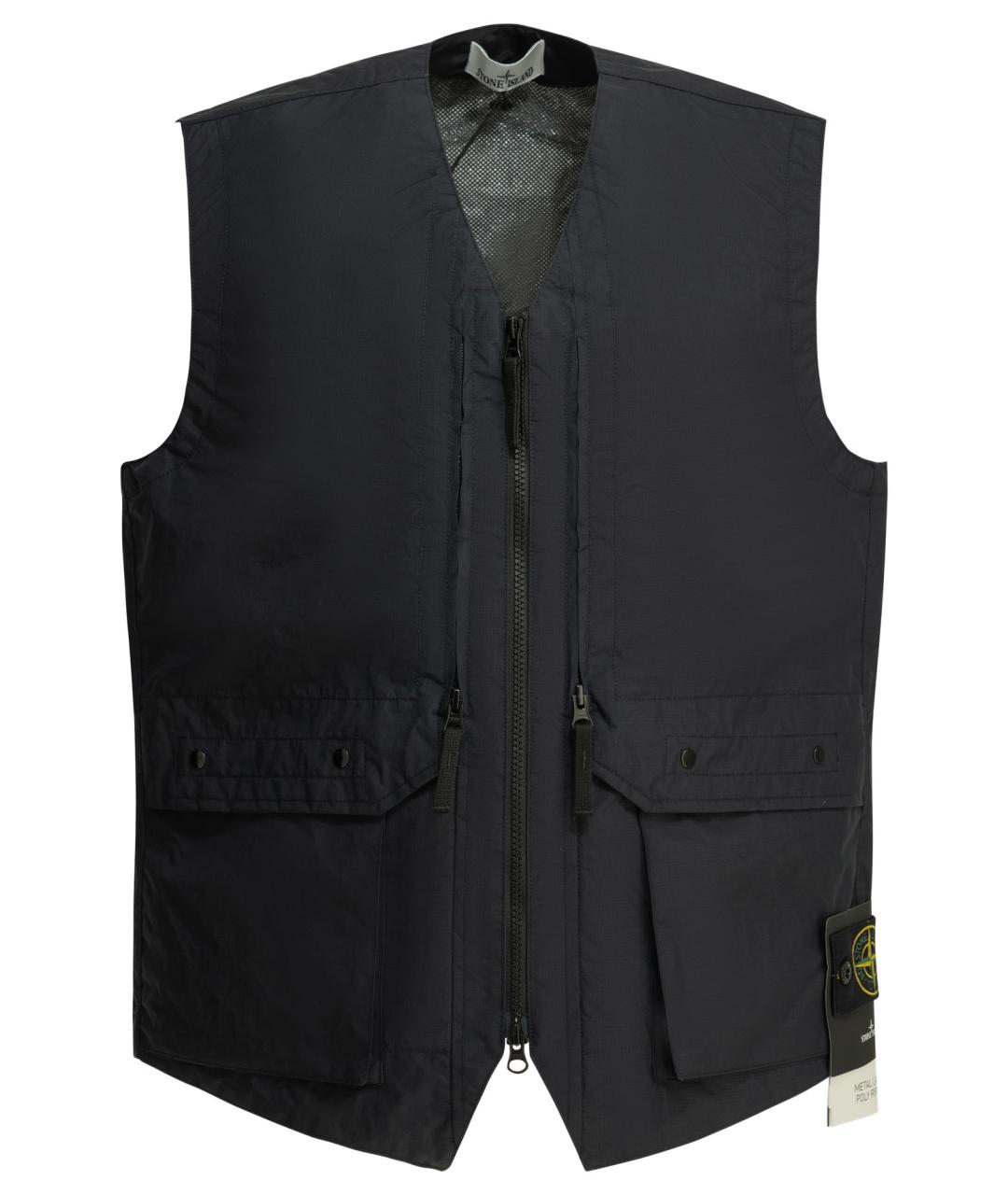 STONE ISLAND Синяя полиэстеровая куртка, фото 1