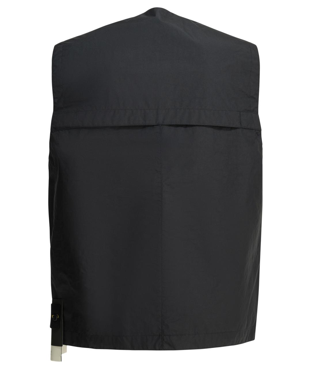 STONE ISLAND Синяя полиэстеровая куртка, фото 2