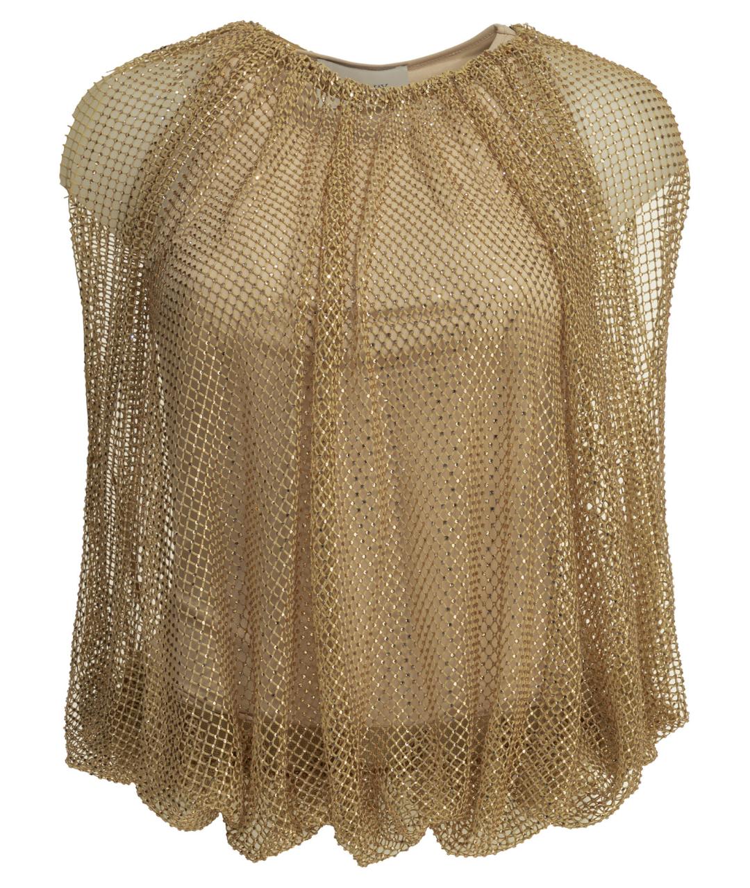 SPORTMAX Бежевая полиэстеровая блузы, фото 1