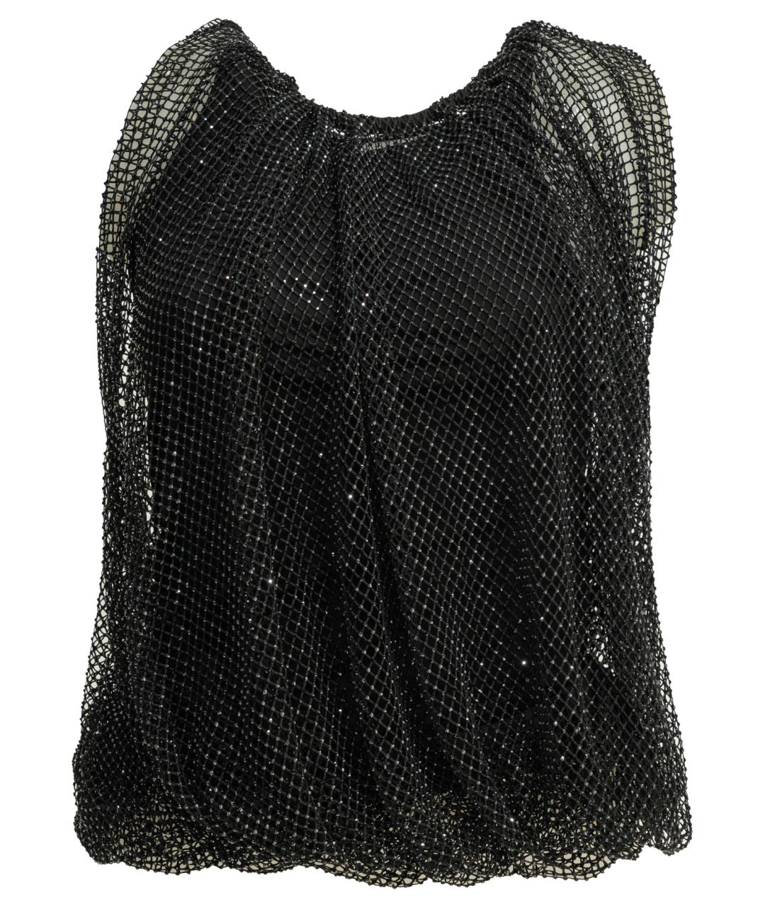 SPORTMAX Черная полиэстеровая блузы, фото 1