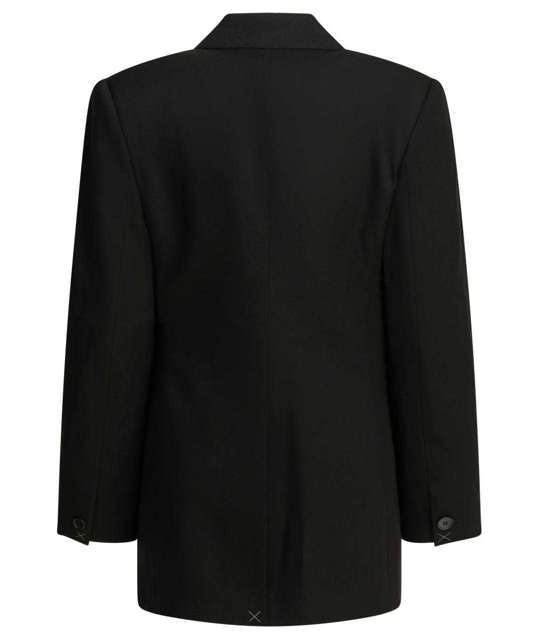 CELINE Черный шерстяной жакет/пиджак, фото 2