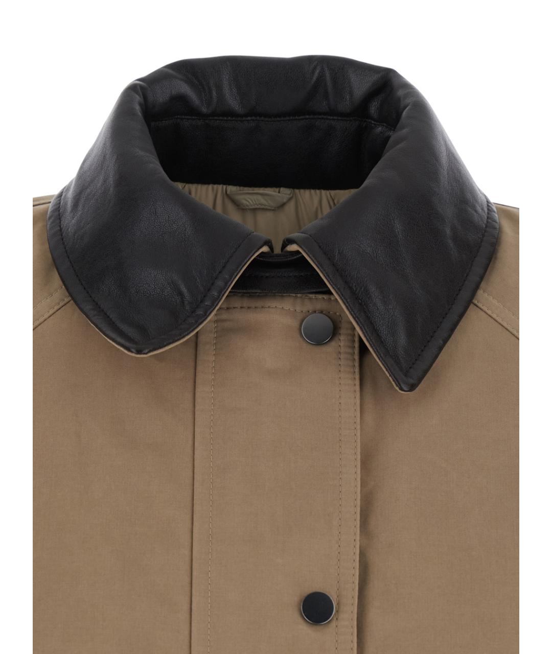 BRUNELLO CUCINELLI Коричневая куртка, фото 3