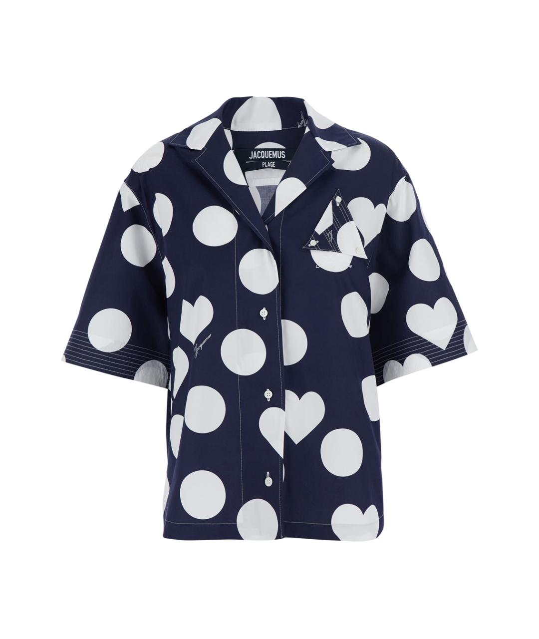 JACQUEMUS Мульти хлопковая рубашка, фото 1