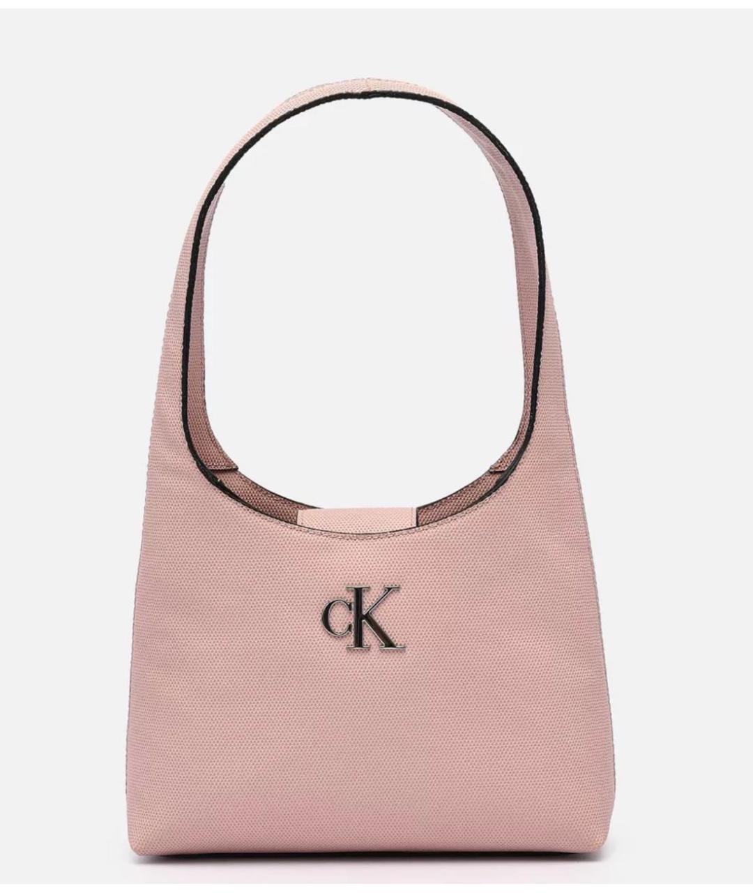 CALVIN KLEIN Розовая сумка с короткими ручками, фото 4