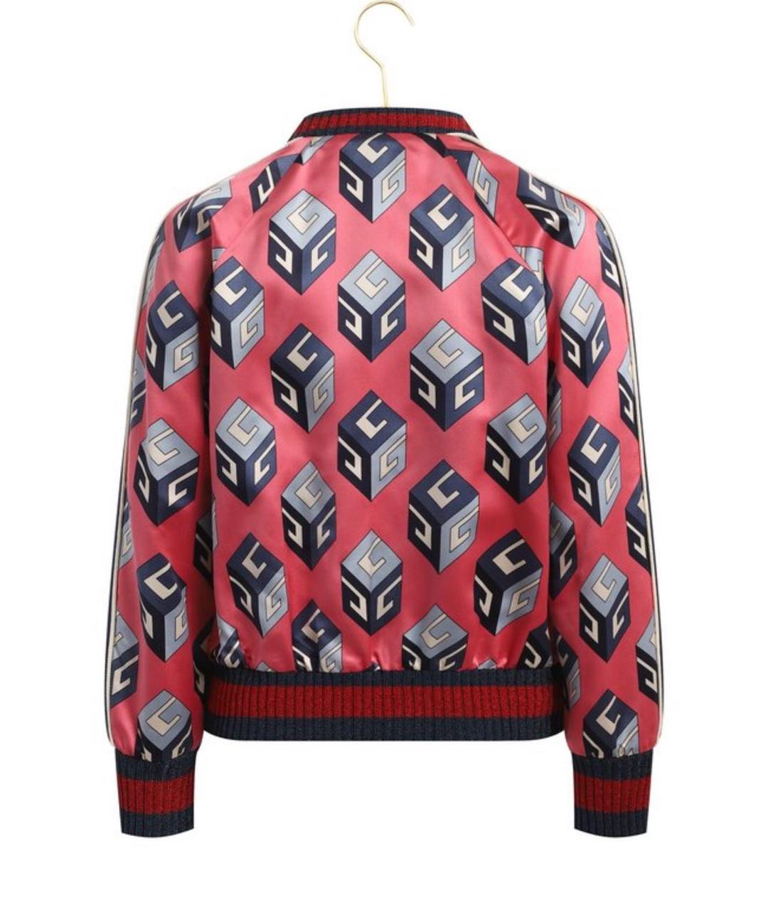 GUCCI Розовая шелковая куртка, фото 3