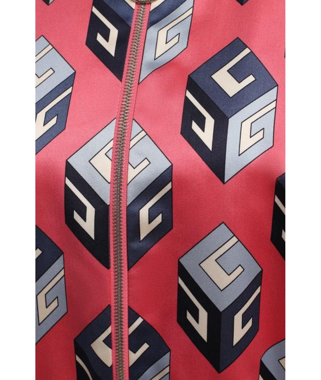 GUCCI Розовая шелковая куртка, фото 4