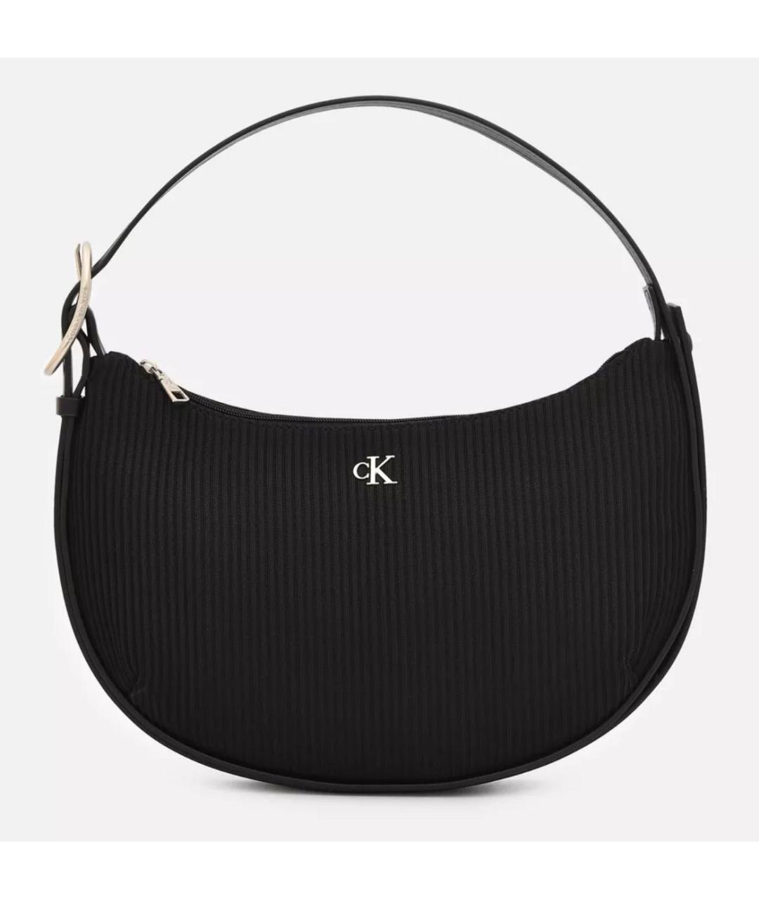 CALVIN KLEIN Черная сумка через плечо, фото 4