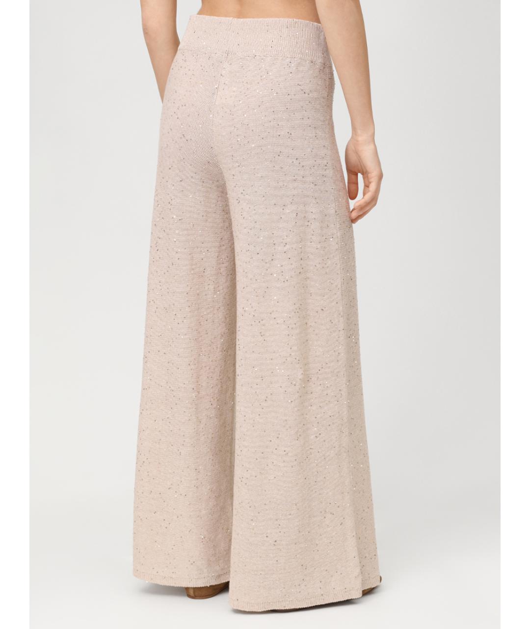 PANICALE Бежевый льняной костюм с брюками, фото 6