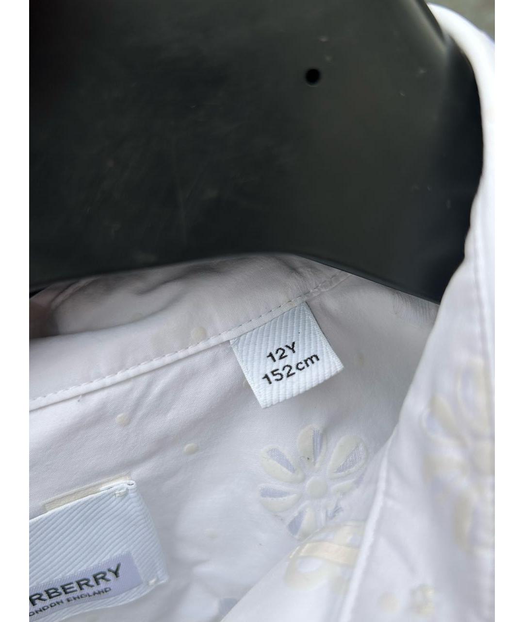 BURBERRY Хлопковая детская рубашка, фото 4