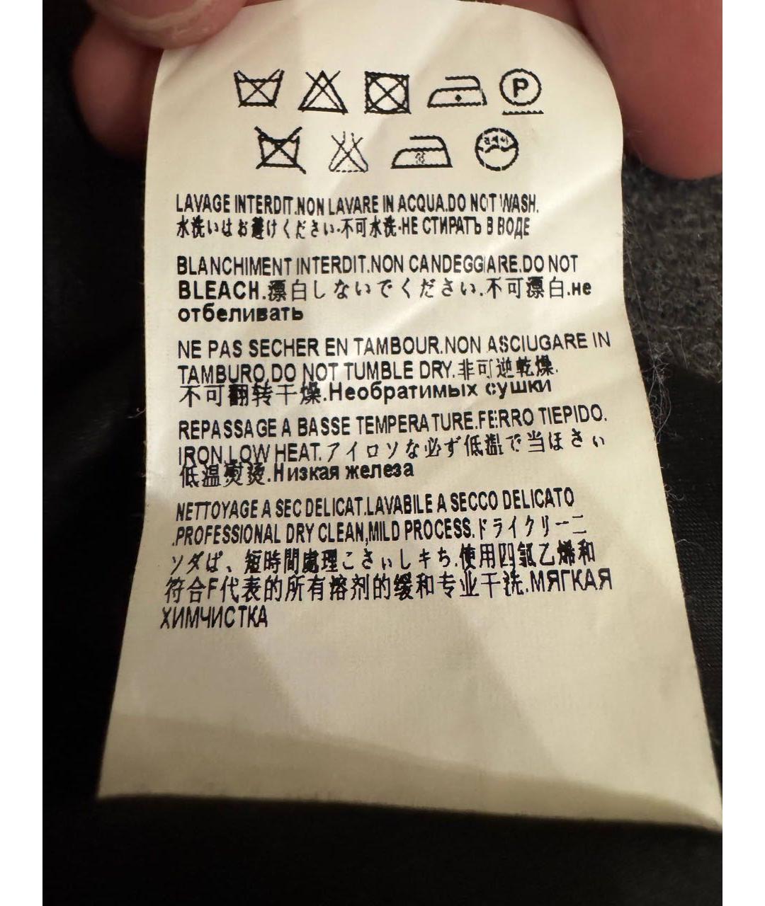 SAINT LAURENT Серый полиэстеровый жакет/пиджак, фото 7