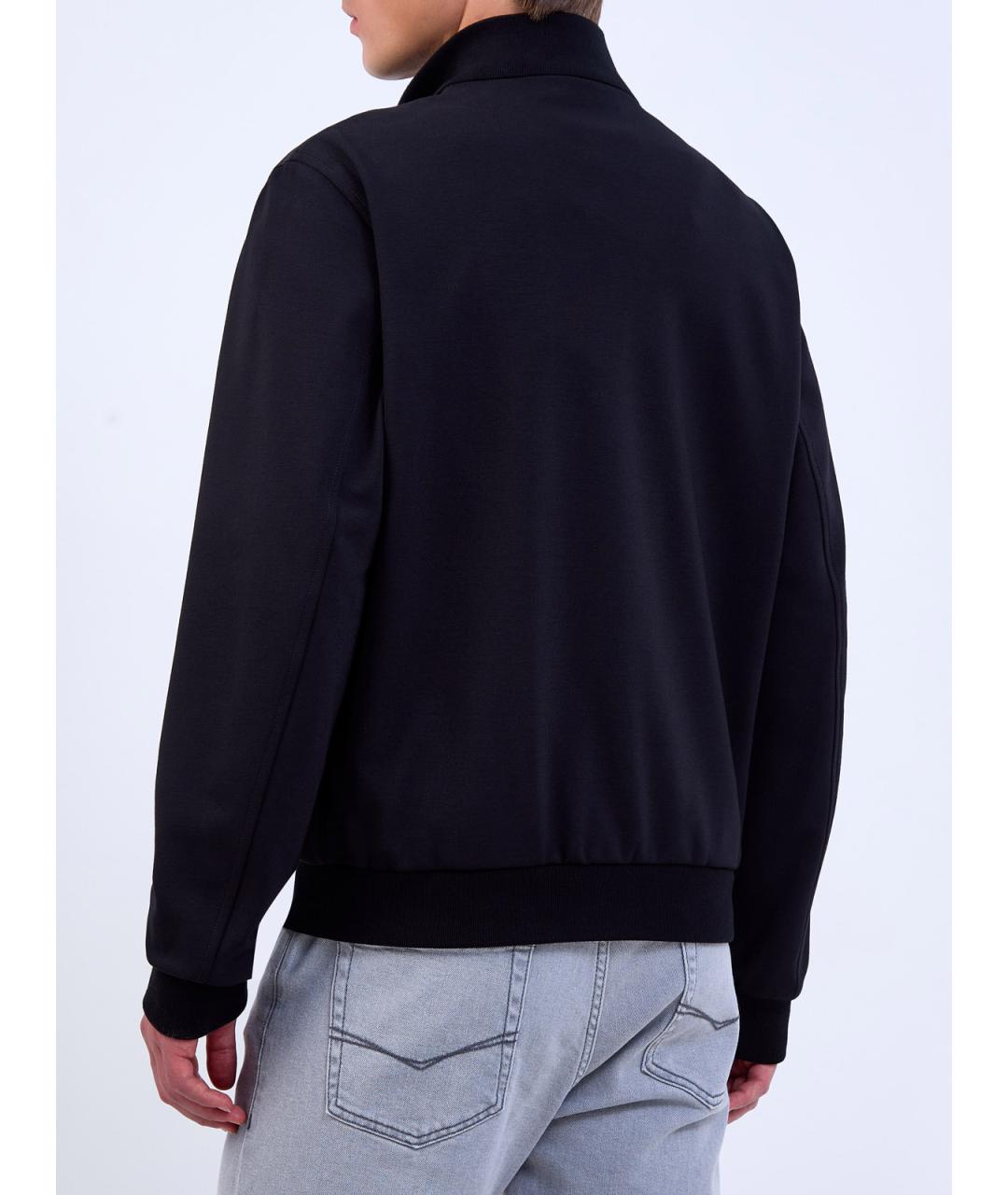 MOORER Темно-синяя полиамидовая куртка, фото 4