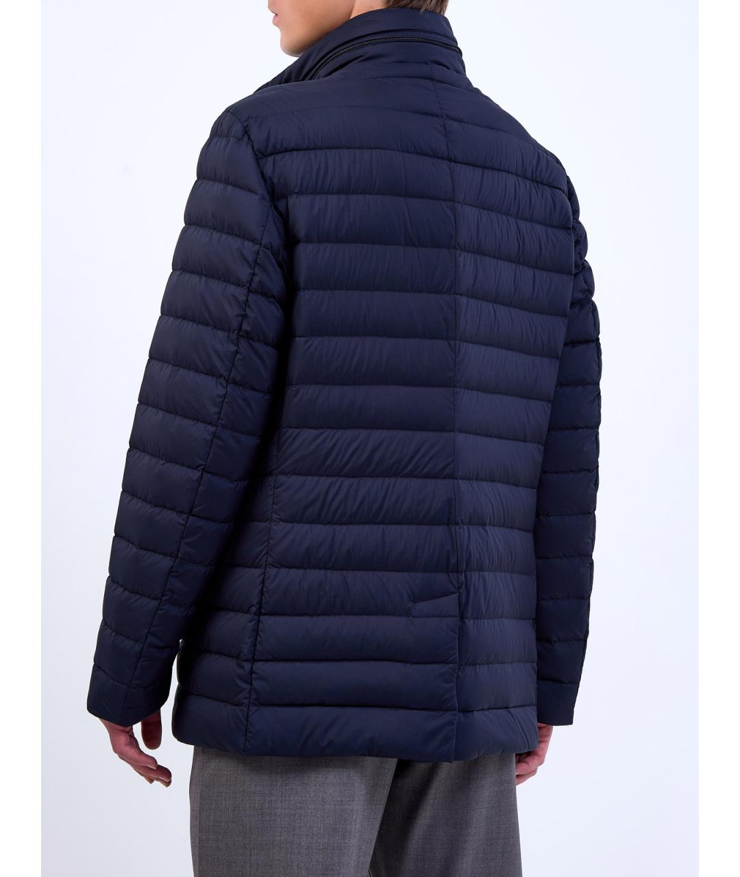 MOORER Синий полиамидовый пуховик, фото 4