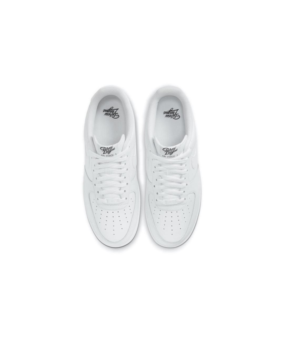 NIKE Белые кожаные низкие кроссовки / кеды, фото 5