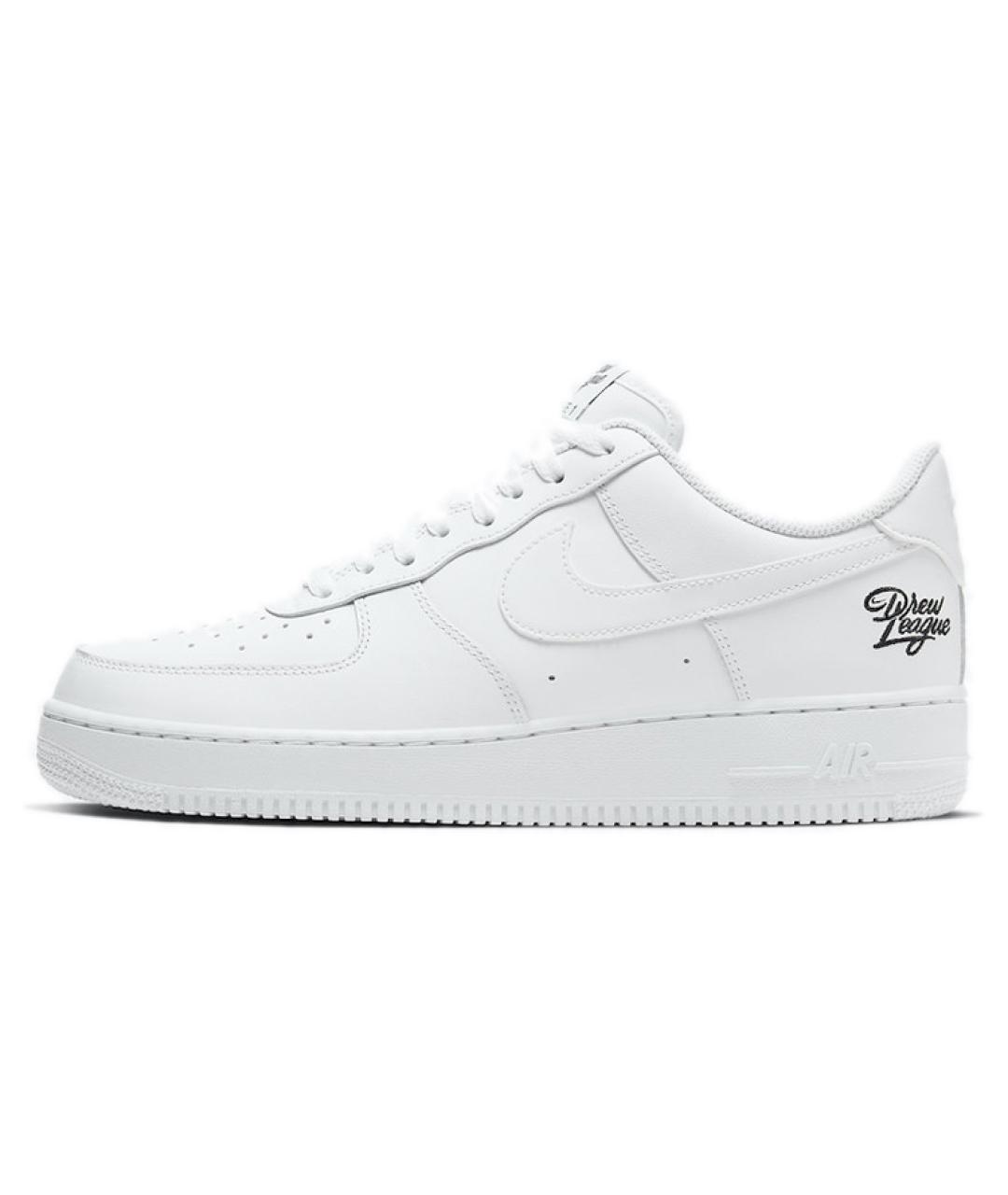 NIKE Белые кожаные низкие кроссовки / кеды, фото 2