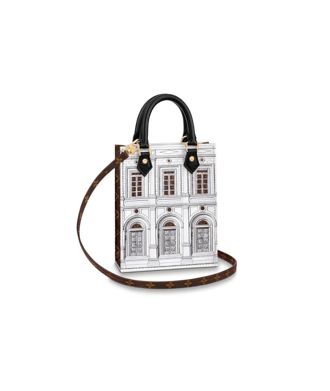 LOUIS VUITTON Белая сумка через плечо, фото 6