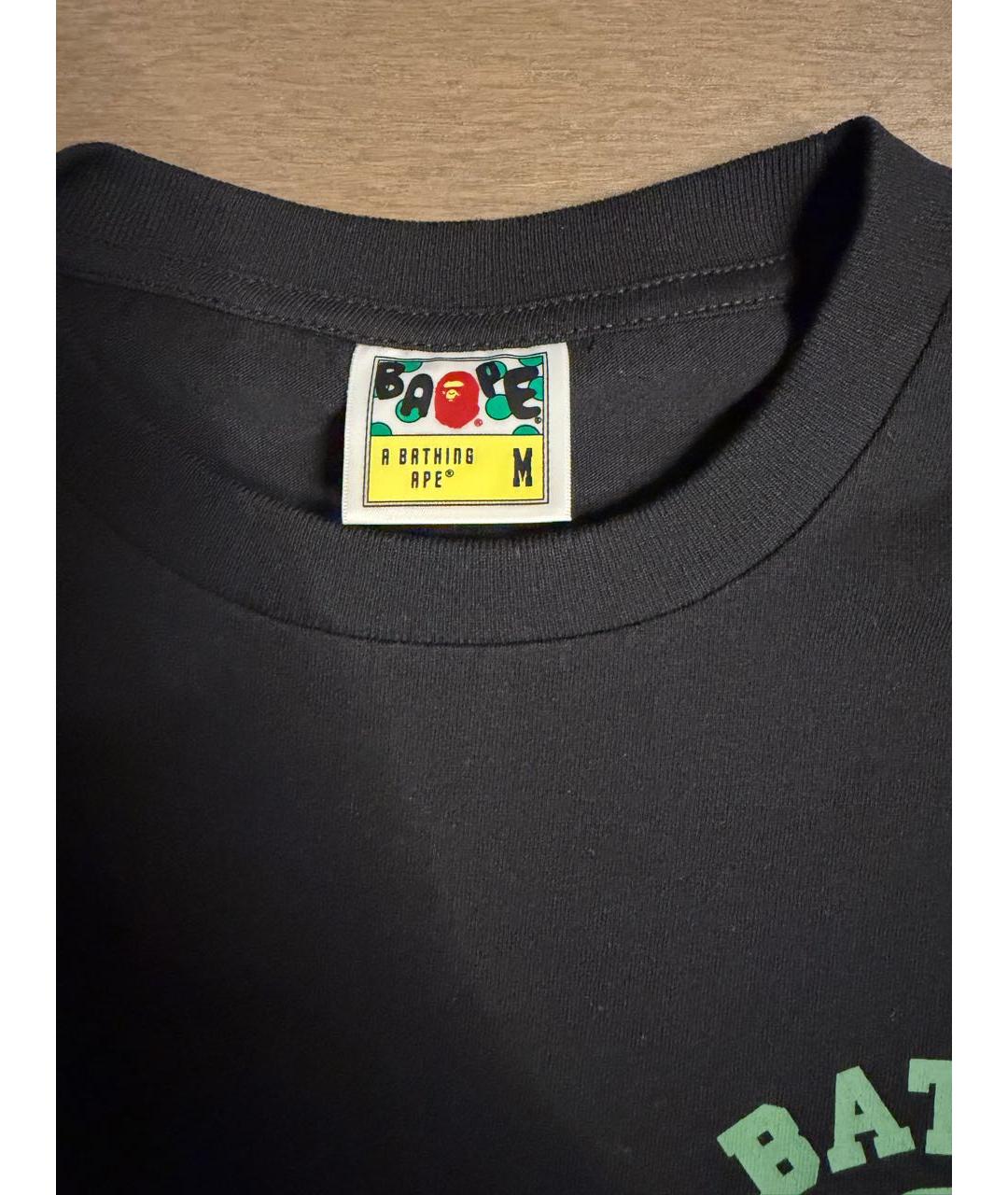 BAPE Черная футболка, фото 4