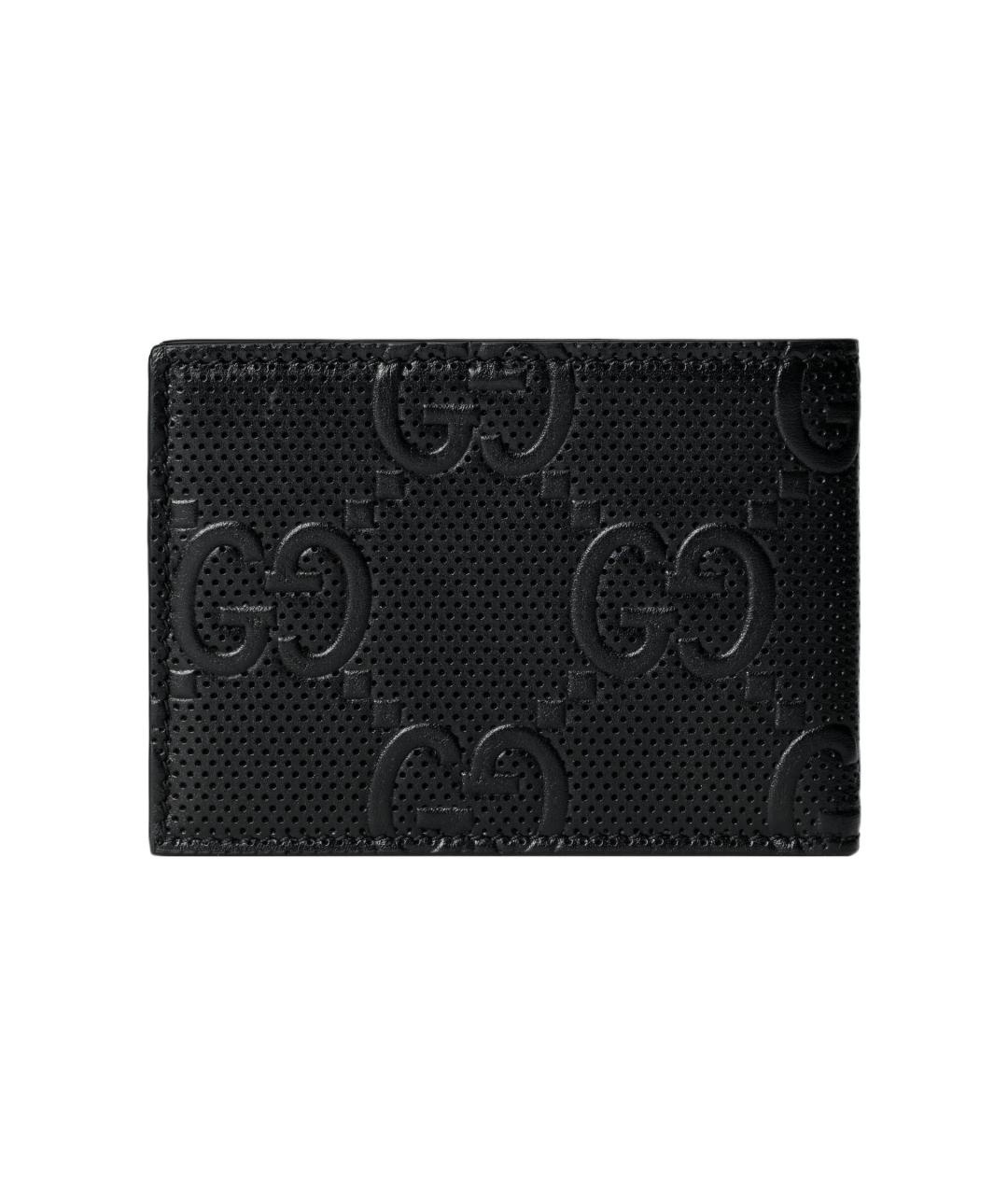 GUCCI Черный кожаный кошелек, фото 3