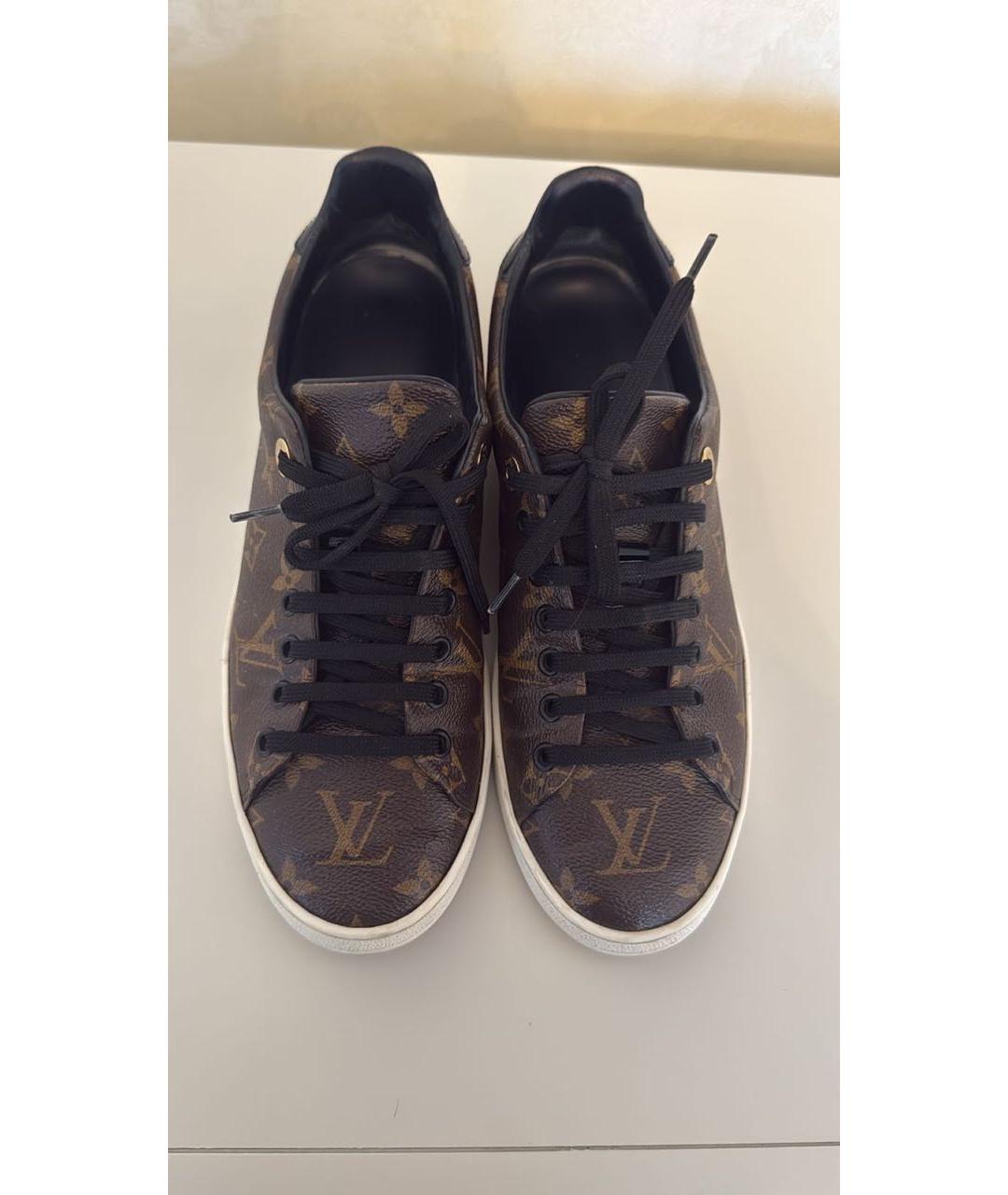 LOUIS VUITTON Коричневые кеды, фото 2