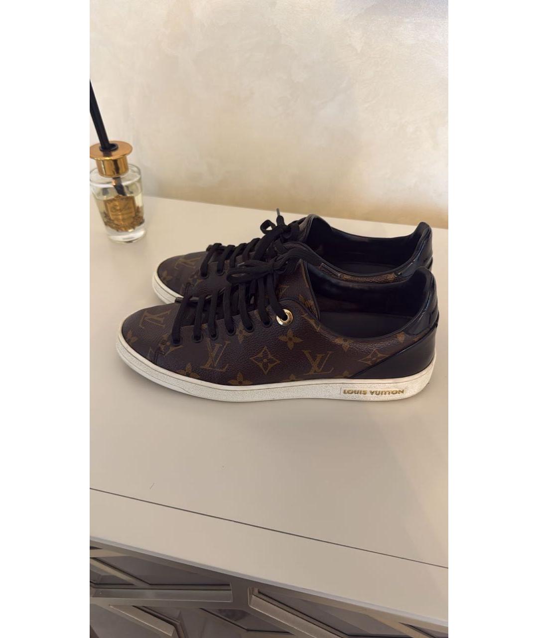 LOUIS VUITTON Коричневые кеды, фото 5